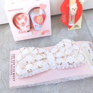 NEW Korean Beauty Products KakaoTalk Lip Tint Hand Cream Face Wash Headband